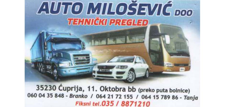 AUTO-MILOŠEVIĆ-DOO