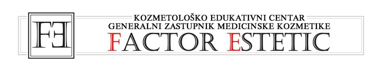 factor estetic poslovne strane