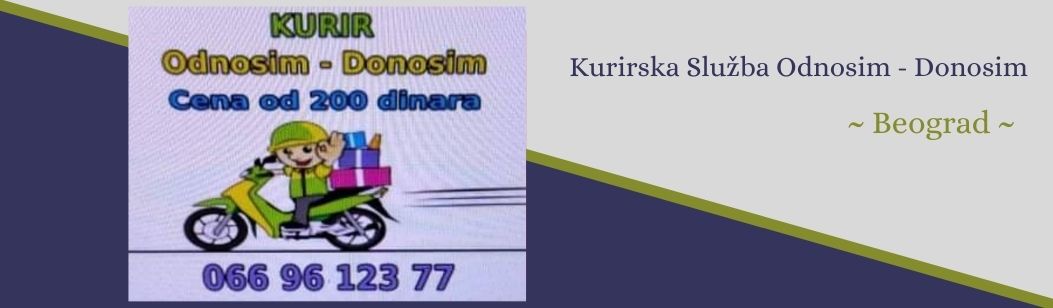 Kurirska Služba Odnosim – Donosim